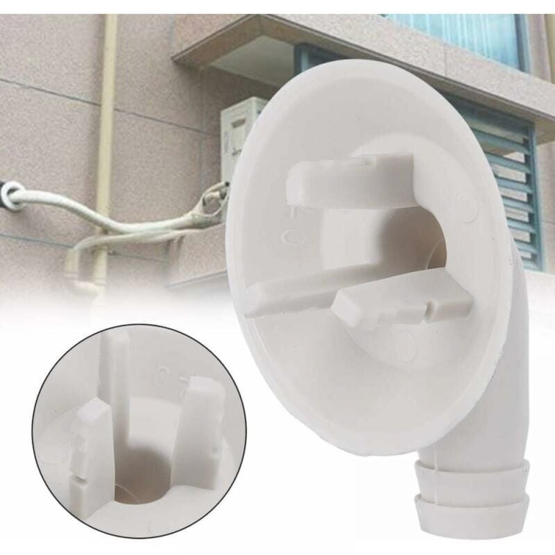 Raccord de tuyau de vidange coudé pour climatiseur, adaptateur pour unité extérieure de climatiseur (26 mm) - 5