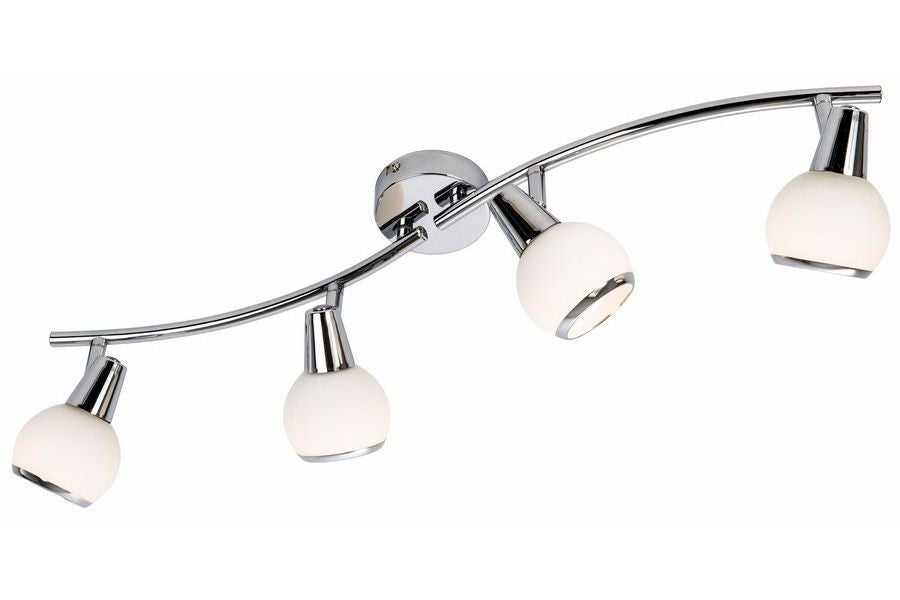 Lampa sufitowa wisząca Loris chromowana 4xE14x40W wym: 14 x 70 x 12 cm metal Reality