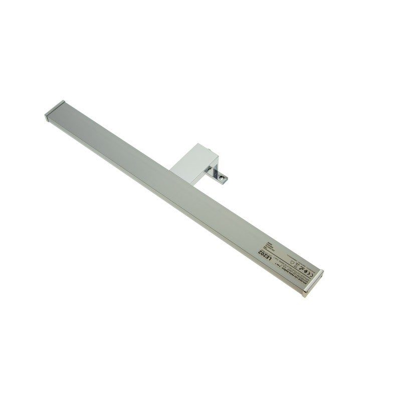 Aplique espejo baño LED 10W - Fijación en espejo, mueble o pared - 50cm - Blanco Cálido - 4