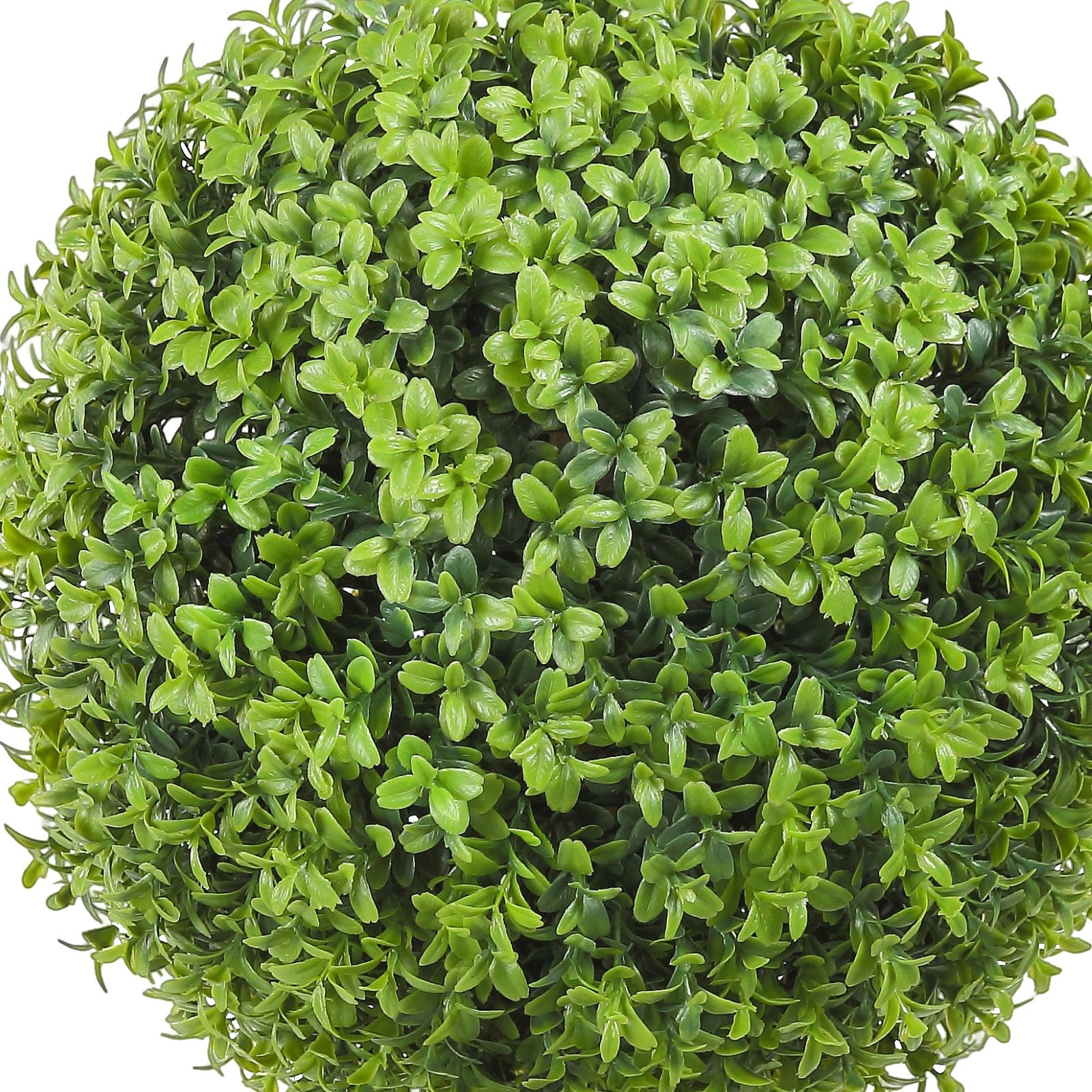 Boule de buis artificielle SucceBuy, lot de 2 topiaires 559 mm, largeur 365 mm, plantes déco avec papillons, intérieur extérieur - 8