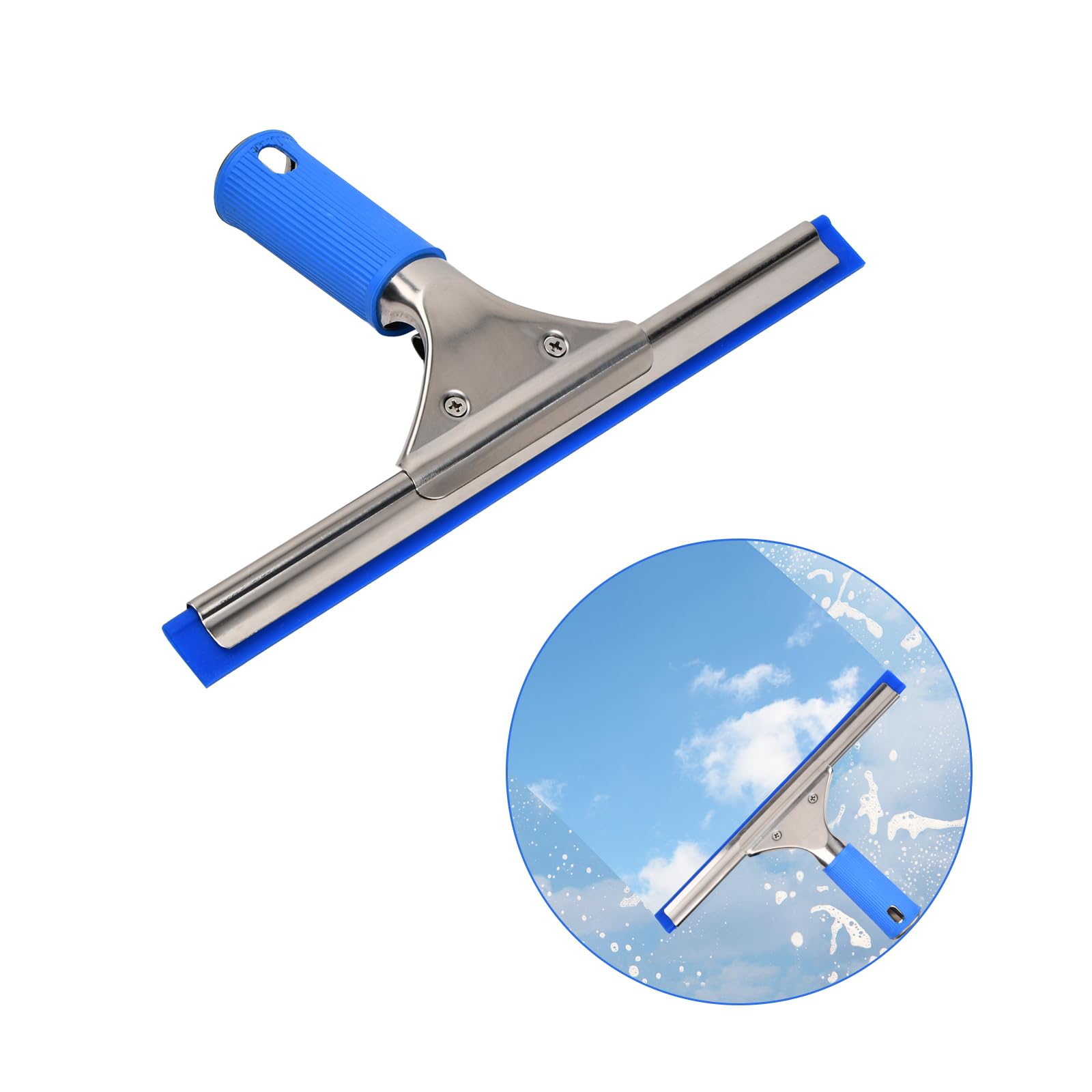 Raclette De Nettoyage En Plastique Pour Vitres Et Vitres Violet 25 X 22