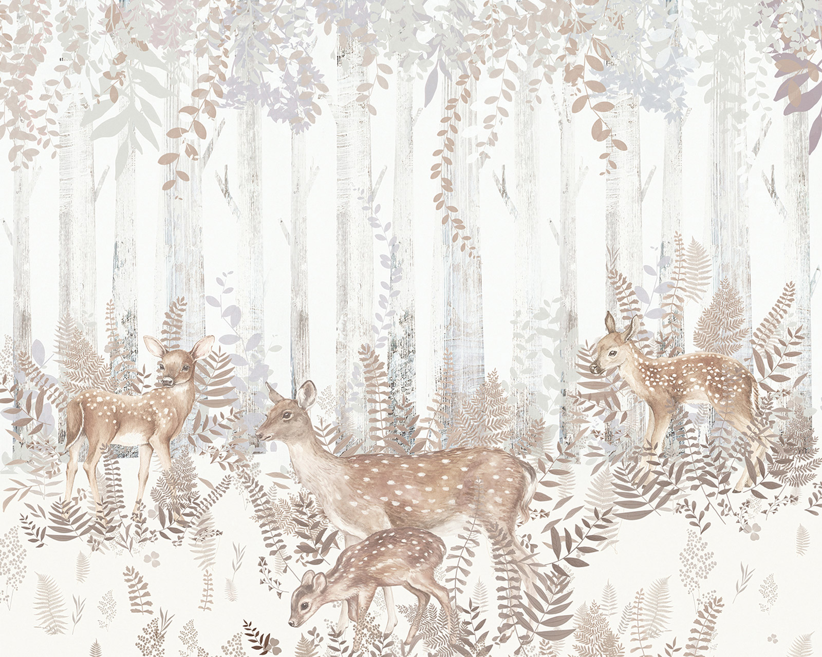 Papel Pintado Infantil Animales Bosque | Once Upon A Time De Casadeco