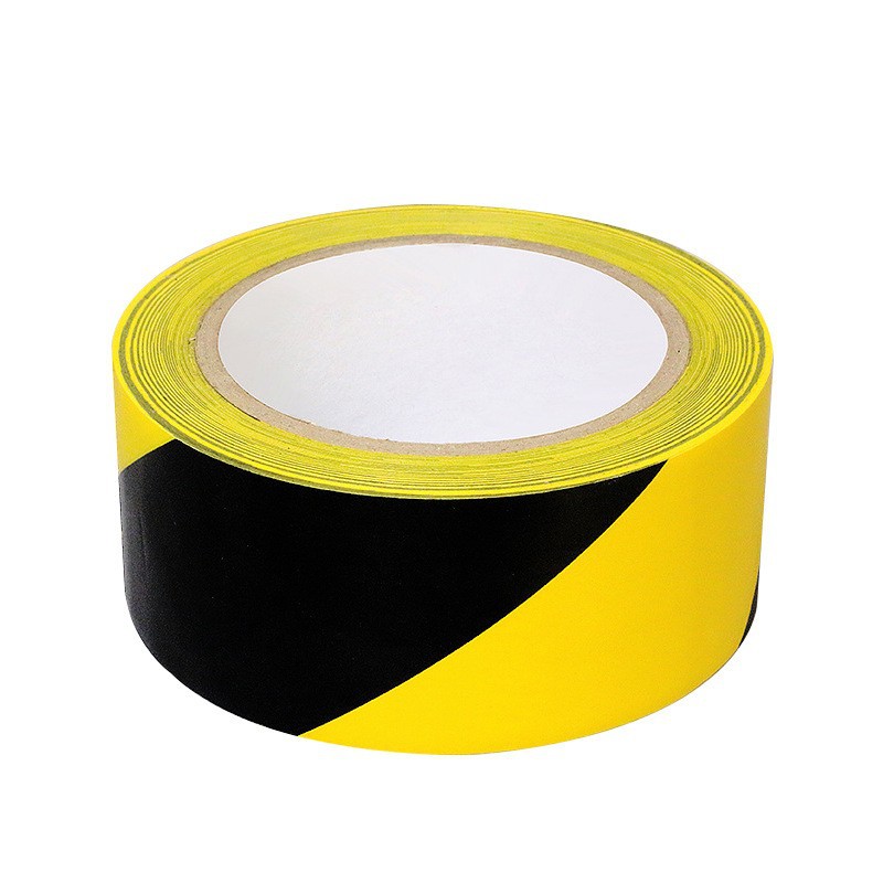 Taśma ostrzegawcza - taśma odblaskowa nocna - 4,8 cm x 20 m - 1 sztuka - żółto-czarna