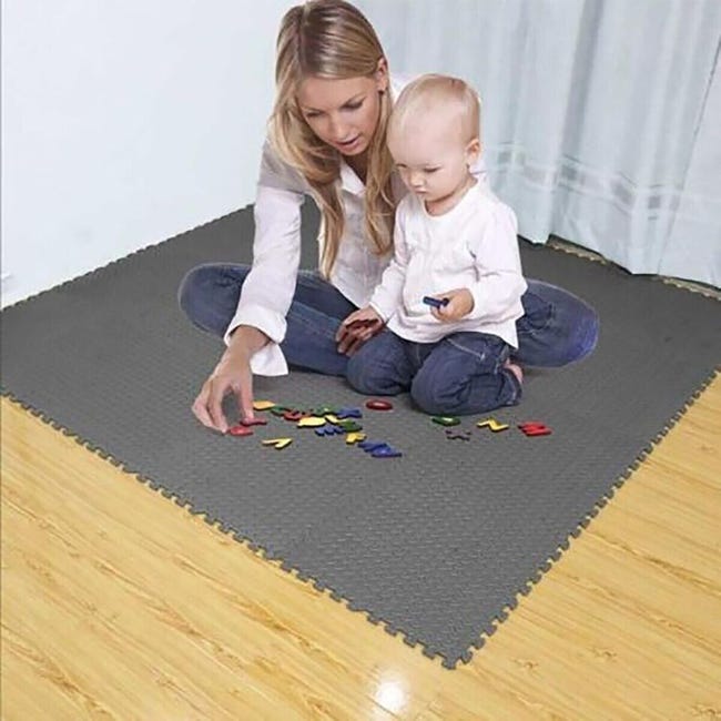 Tappeto per esercizi puzzle extra spesso 2.5cm piastrelle ad incastro Tappeto per esercizi puzzle extra spesso 2.5cm piastrelle ad incastro