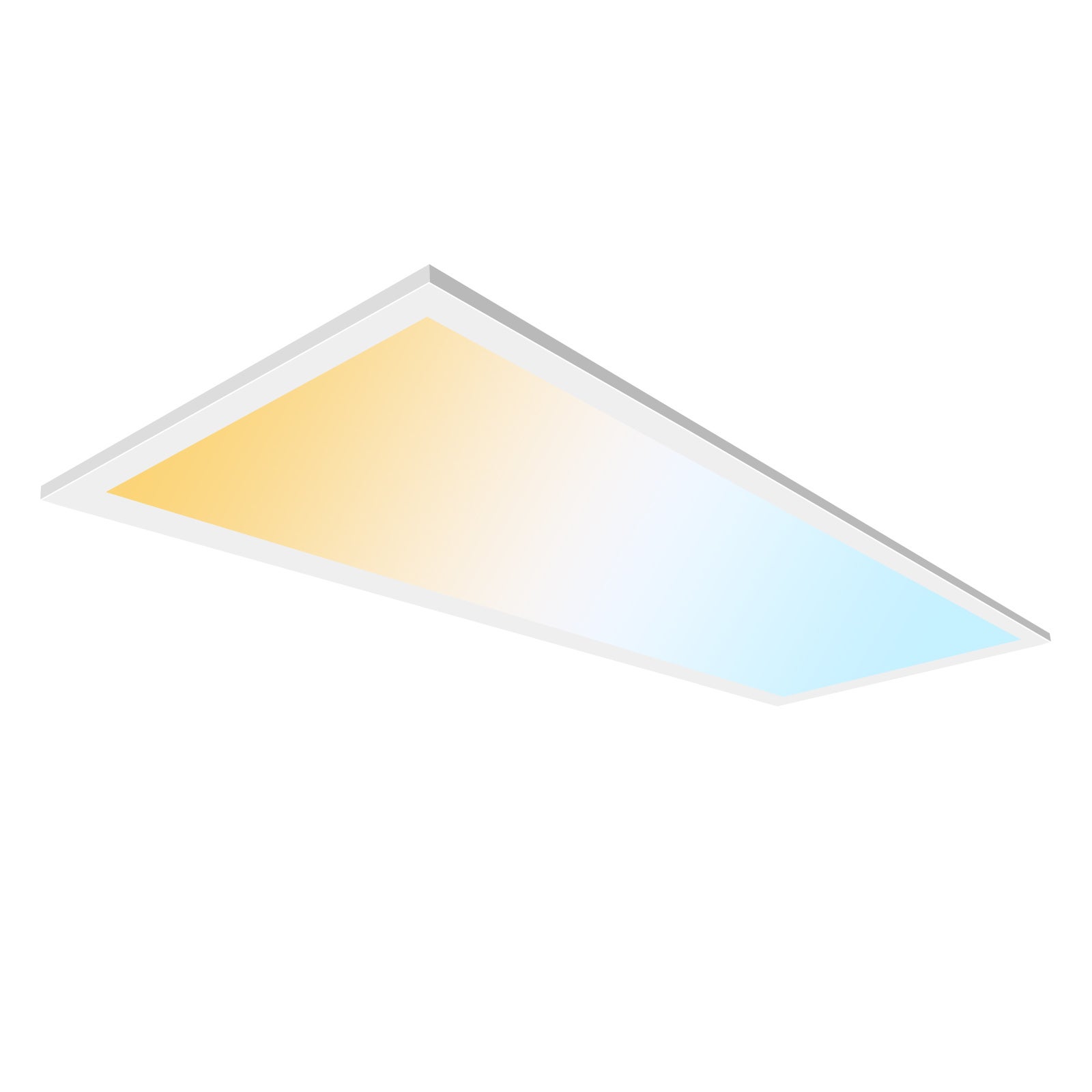 LOVHAUS 24W LED Lampe de Salon Avec Télécommande 2400LM, Panneau LED de Salon Dimmable 3000K-6500K, 58x20CM LED Plafonnier de Salon Avec Veilleuse - 2