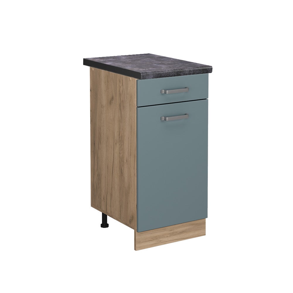 Vicco Szafka dolna do kuchni R-Line, Niebiesko-szary, 40 cm , BP Antracyt