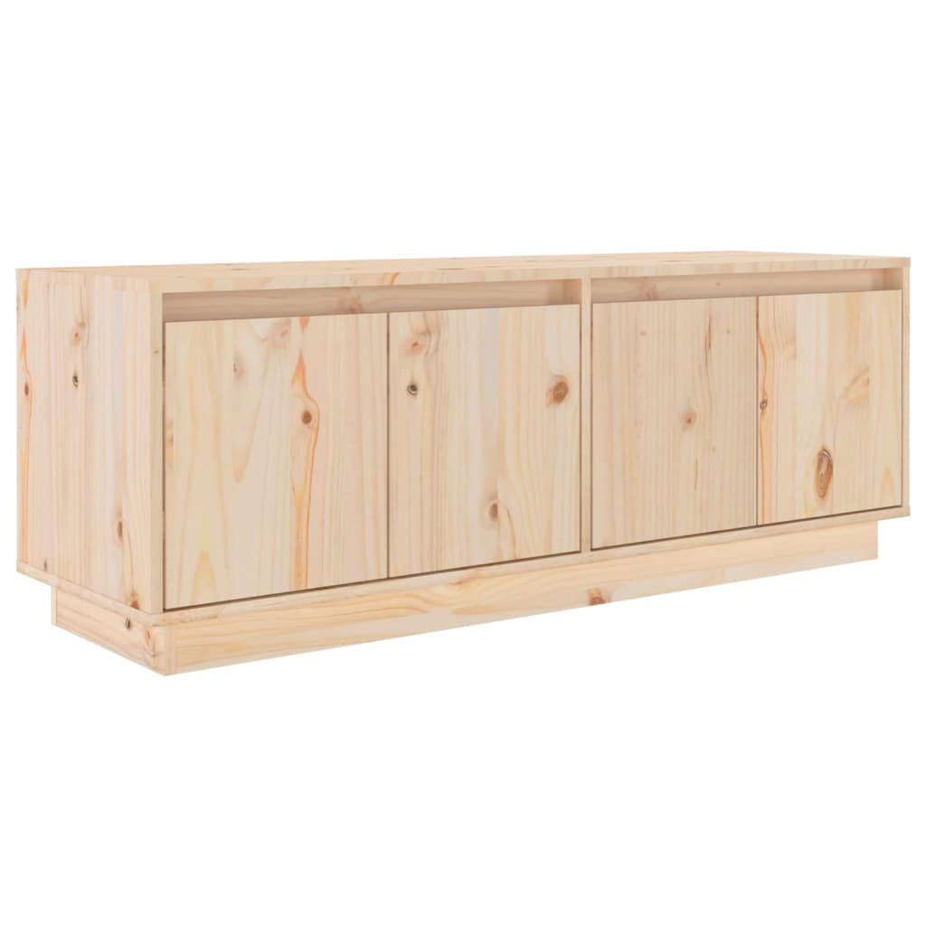 Maison Exclusive - Meuble TV 110x34x40 cm Bois de pin massif - 2