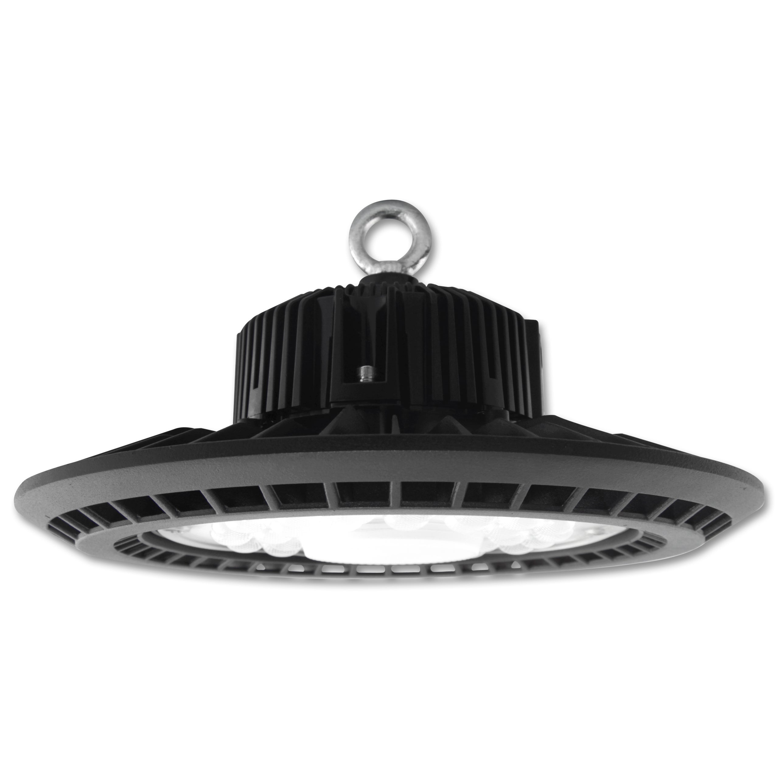 Lampa high bay LED ASp 100W 23cm IP65 IK08 5000K zimna biel ściemnianie Triac okrągła MasterLED