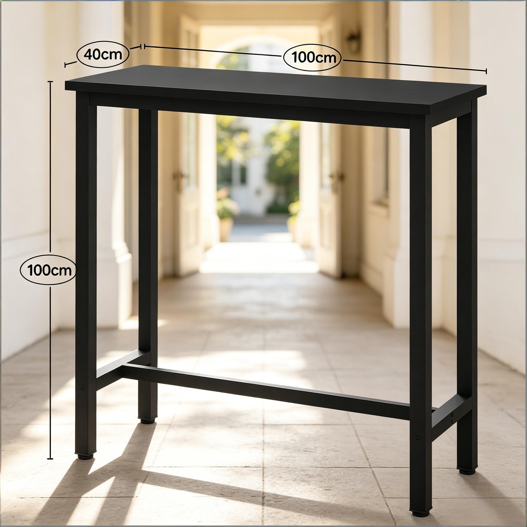 Table de banquet élégante, table à manger, table de cuisine, table de bar, console (table seule) - 7