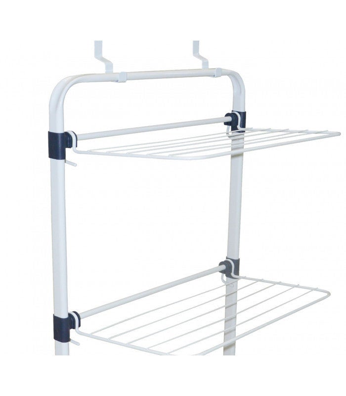 Étendoir séchoir À Linge De Porte Pliable - 54x32x94cm 10 M de fil - 2