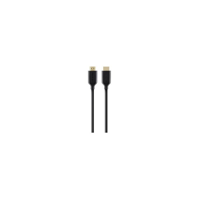 Câble HDMI BELKIN 2.0 2M Noir/Or F3Y021bt2M