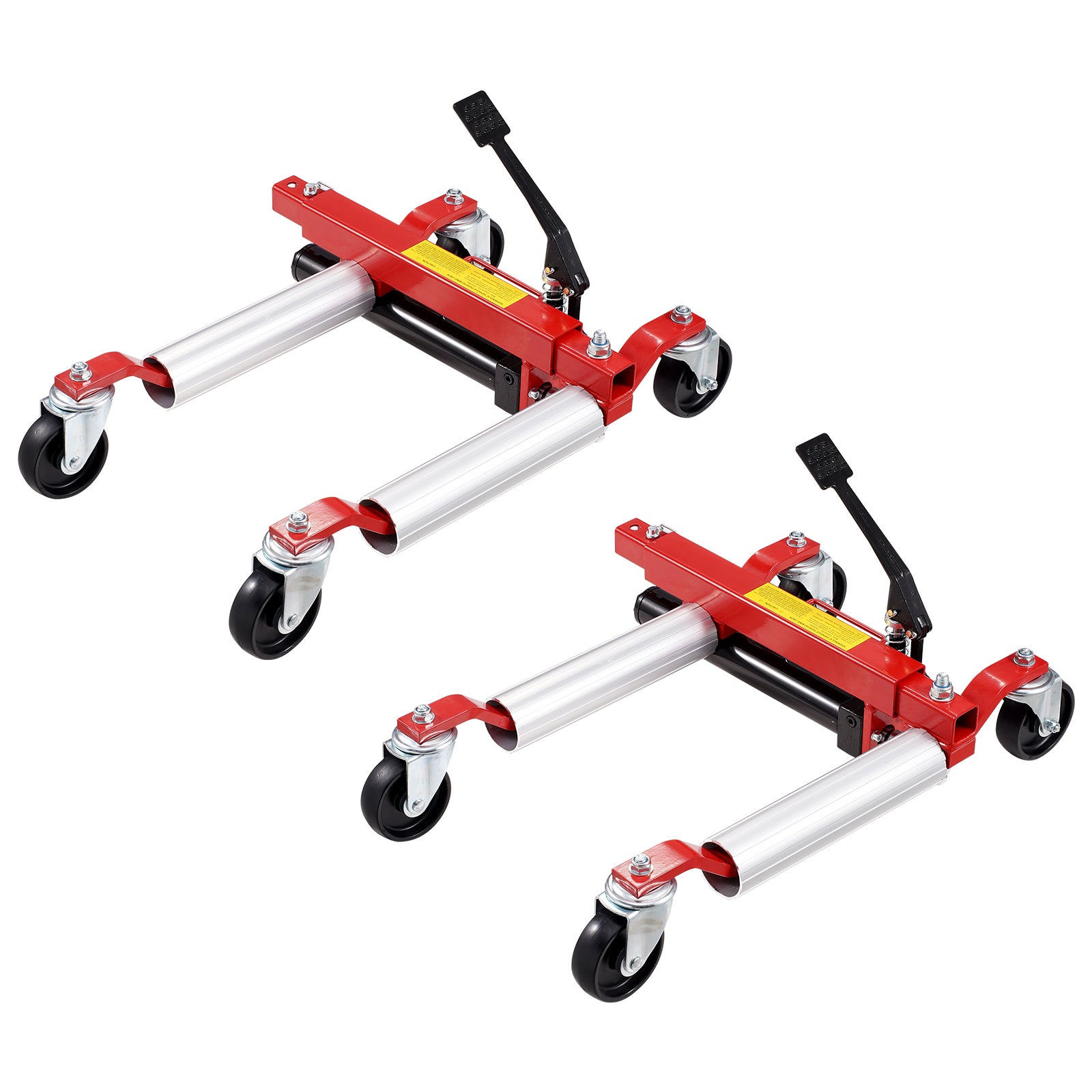 2 x wózek kołowy Pozycjonowanie pojazdu Podnośnik do opon 680 kg Podnośnik hydrauliczny VEVOR