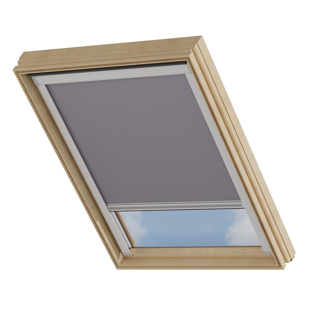 Store fenêtre de toit occultant pour VELUX® MK04 Coloris gris L61,3 x H79,5 cm Leroy Merlin