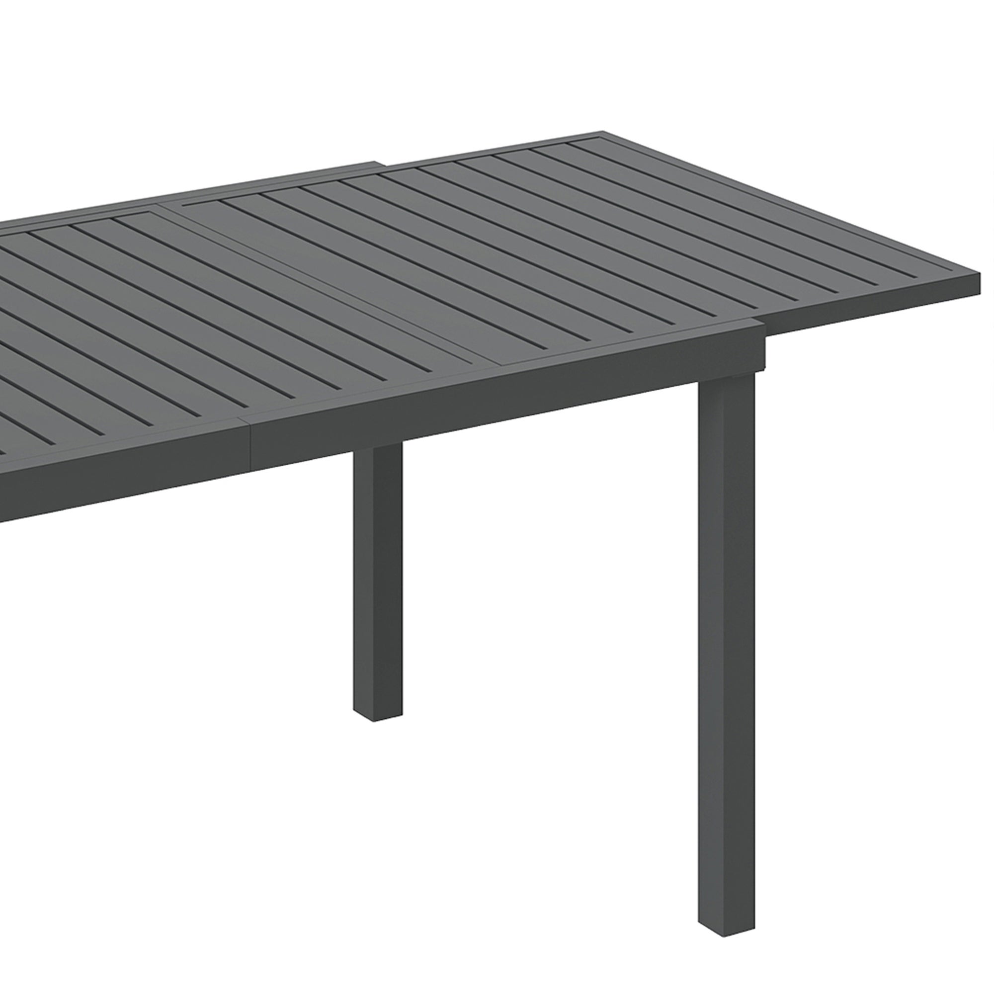 Outsunny Mesa de Jardim Extensível 150/225x85x75 cm - 4