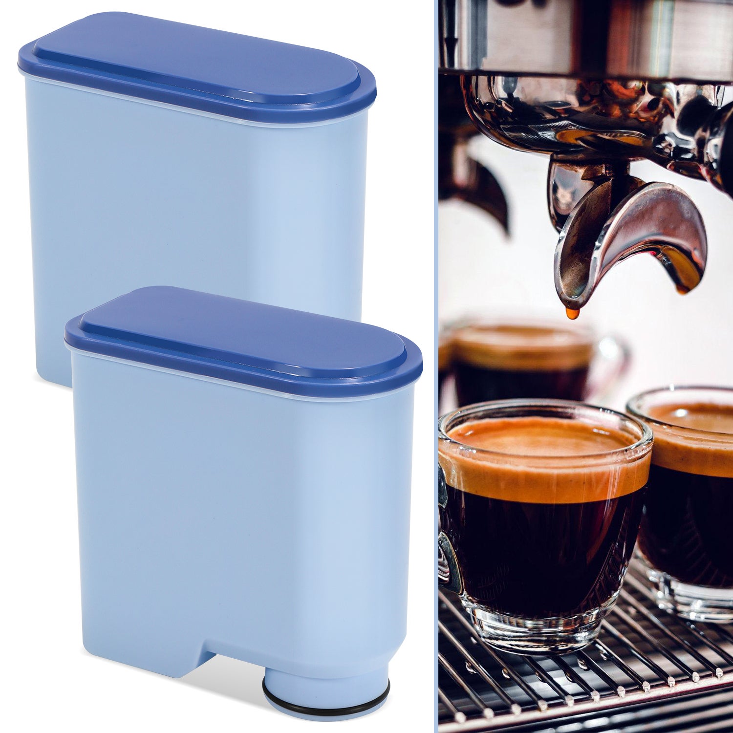 Filtro Acqua Ricambio AQUA CREST Per Macchine Caffè Philips E Saeco - Compatibile Con Modelli CA6903 - Rimuove Cloro E Calcare - Foto 5