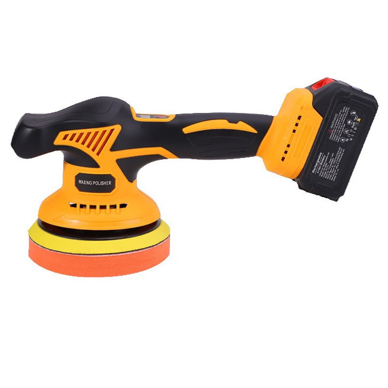 Polisseuse de voiture sans fil, adaptée aux automobiles, comprend des accessoires, norme européenne, 21V, 2 batteries, 1 chargeur (8 vitesses) - 5