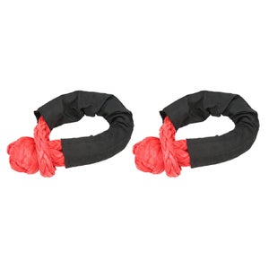 Manilles Souples Lot De 2 - 12 Mm X 55 Cm, Résistance 17T, Pour Remorquage 4x4