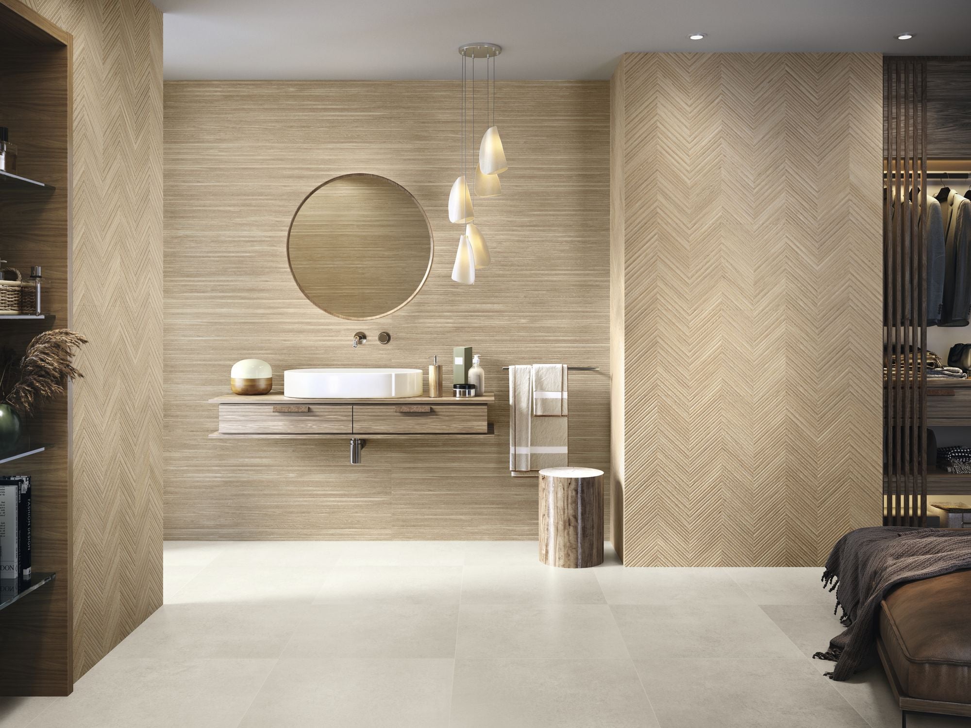FAIENCE ZIG LARCHWOOD ALDER 40 X 120 RECTIFIÉ - Palette entière de 28,80m² - 2