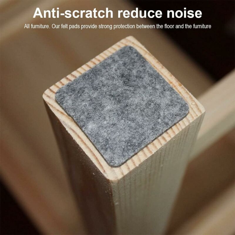 Feutrine Autocollante Meuble, Feutrine Adhesive 5 Rouleaux（100 2cm）Découpe Libre de Toute Taille ou Forme Feutre Patin Antiderapant pour Protection - 3