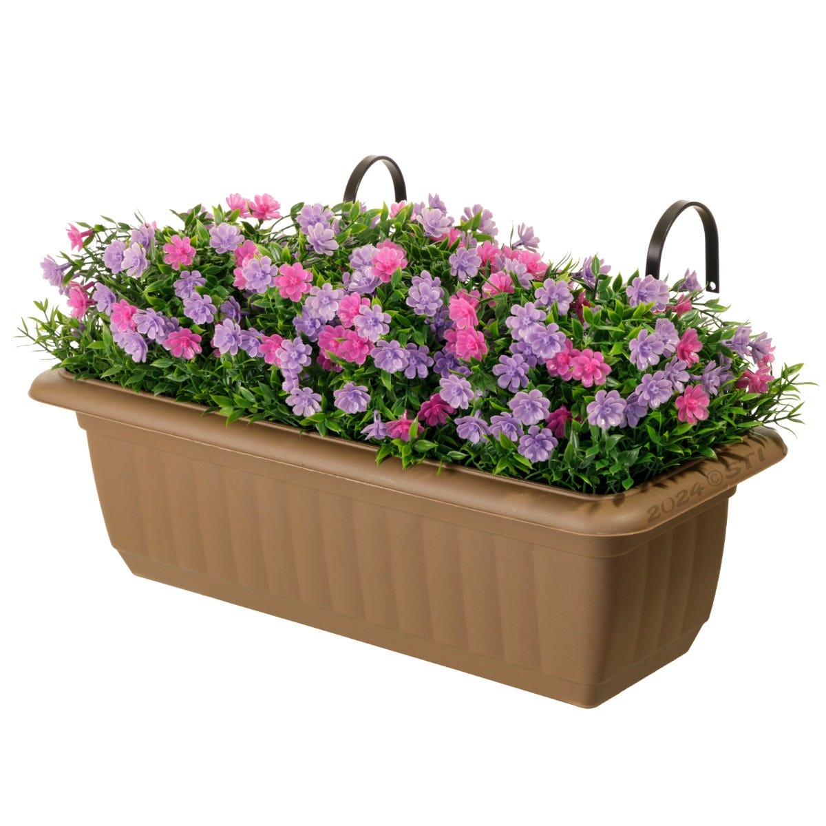 ARTIFICIALE PLASTICA FINTO IN Vaso Fiori Pianta Esterno Casa Giardino Decoro EUR 7,26 - IT - Foto 11