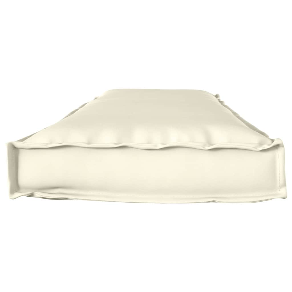 Coussin Crème 140 x 40 x 8 cm tissu Oxford - 4