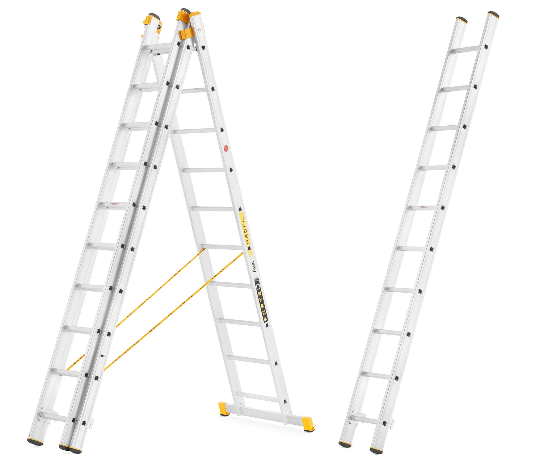 Drabina ALVE aluminiowa wielofunkcyjna profesjonalna FORTE PROFI PLUS 3x10 1 szt.