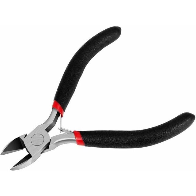 KNIPEX 79 02 125 - 88853 Pince Coupante Latérale De Précision Pour électronique, Acier Bruni Tete Polie Poignees Revetues D Un Materiau Bi Composant Tete Ronde