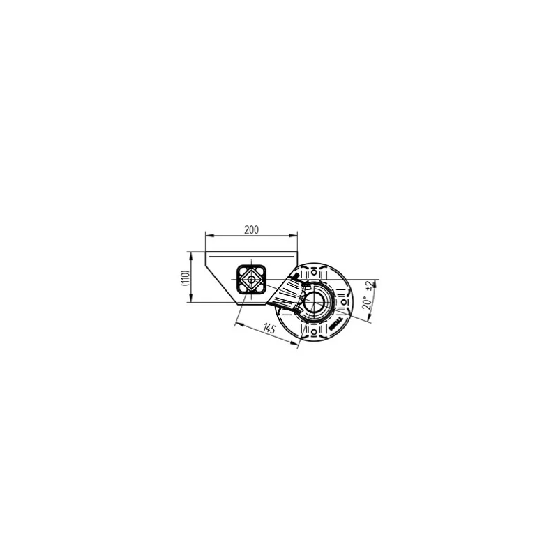 Essieu de Remorque non freiné 750KG - 4TR130 - 4
