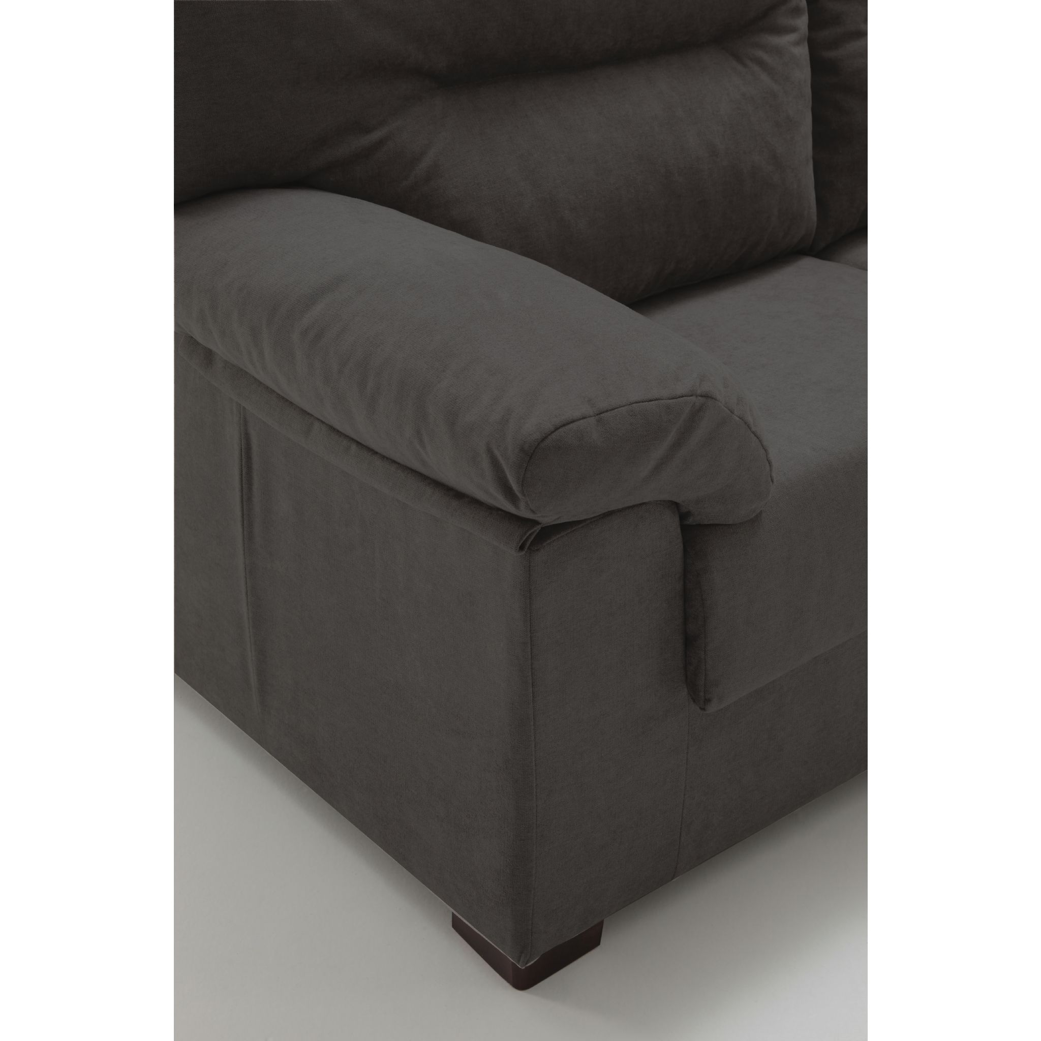 Sofa odin 3 mas 2 plazas 185x89 cm tejido con sistema acualine desenfundable gris marengo tanuk
