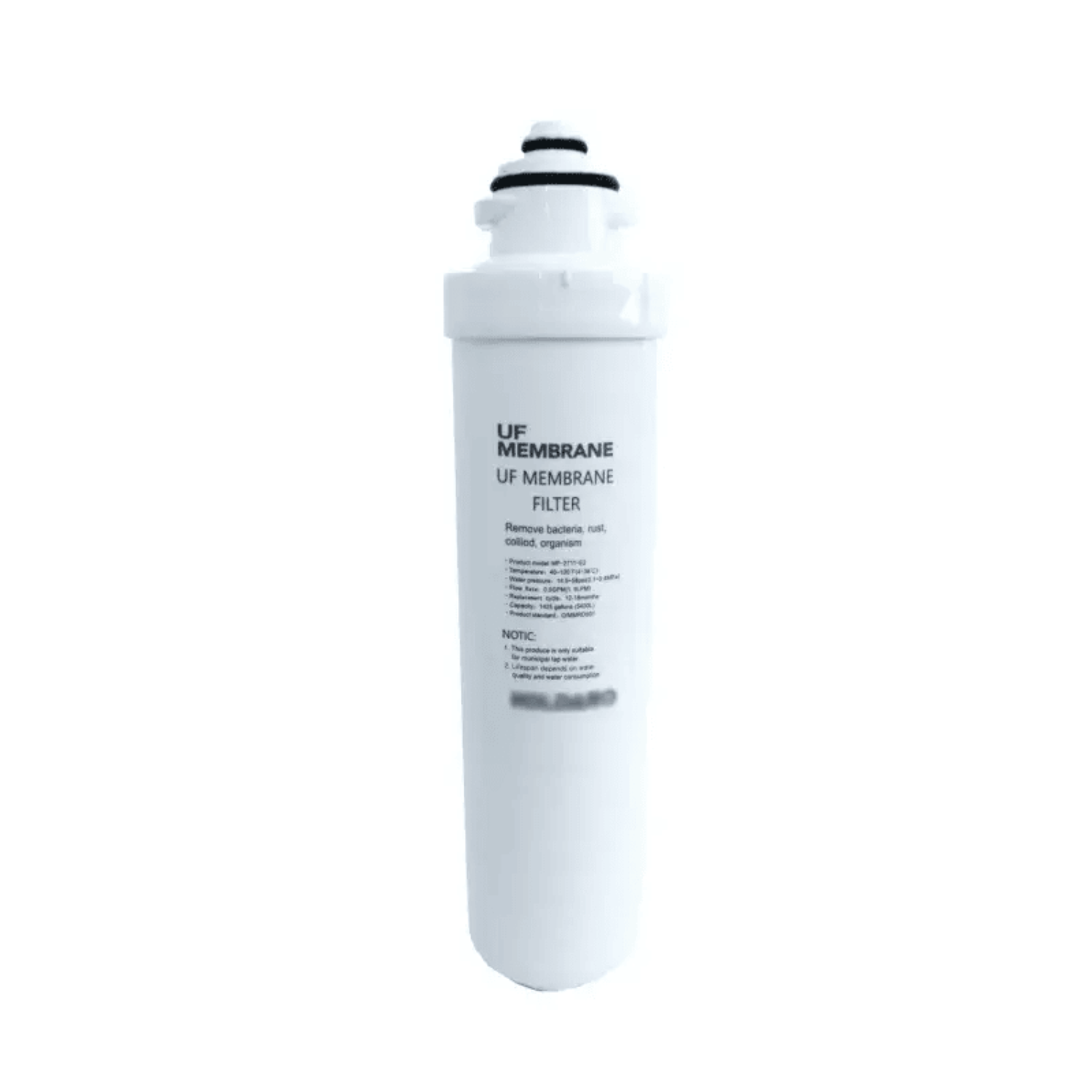 Cartouche de fitration AQUATIS pour ultrafiltration des bactéries
