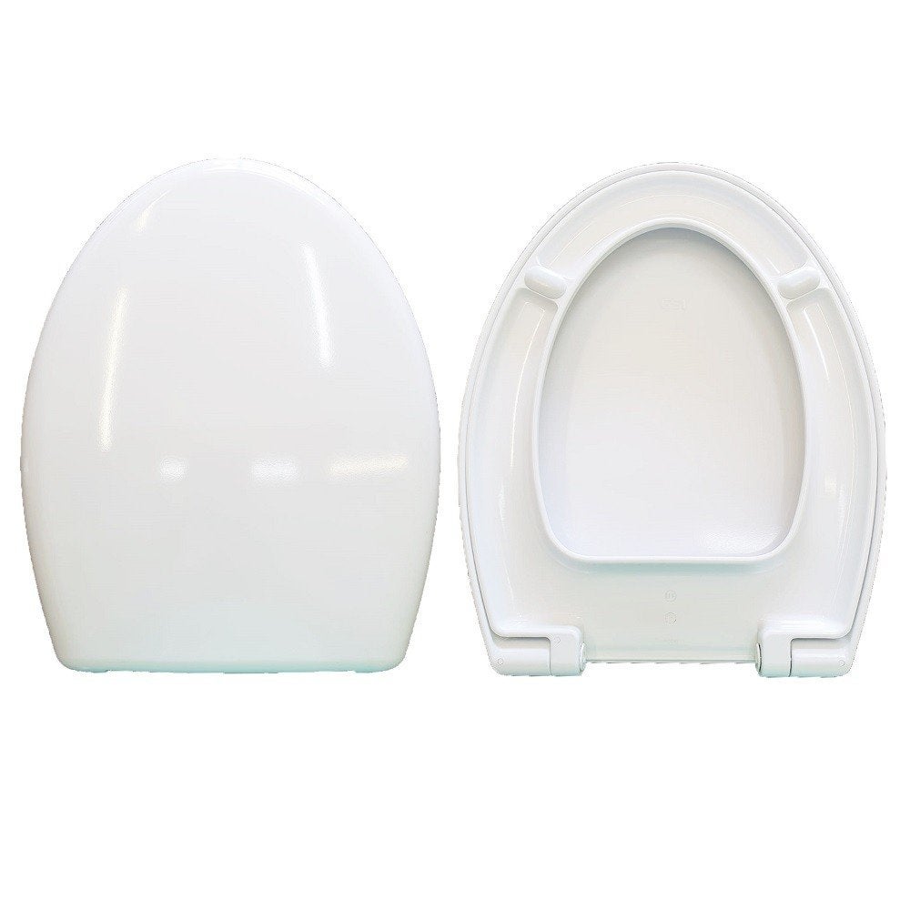 Copriwater G.S.I. X2 Avvolgente Originale | Termoindurente Bianco, Cerniera Inox Con Chiusura Normale O Soft Close, Made In Italy - 3