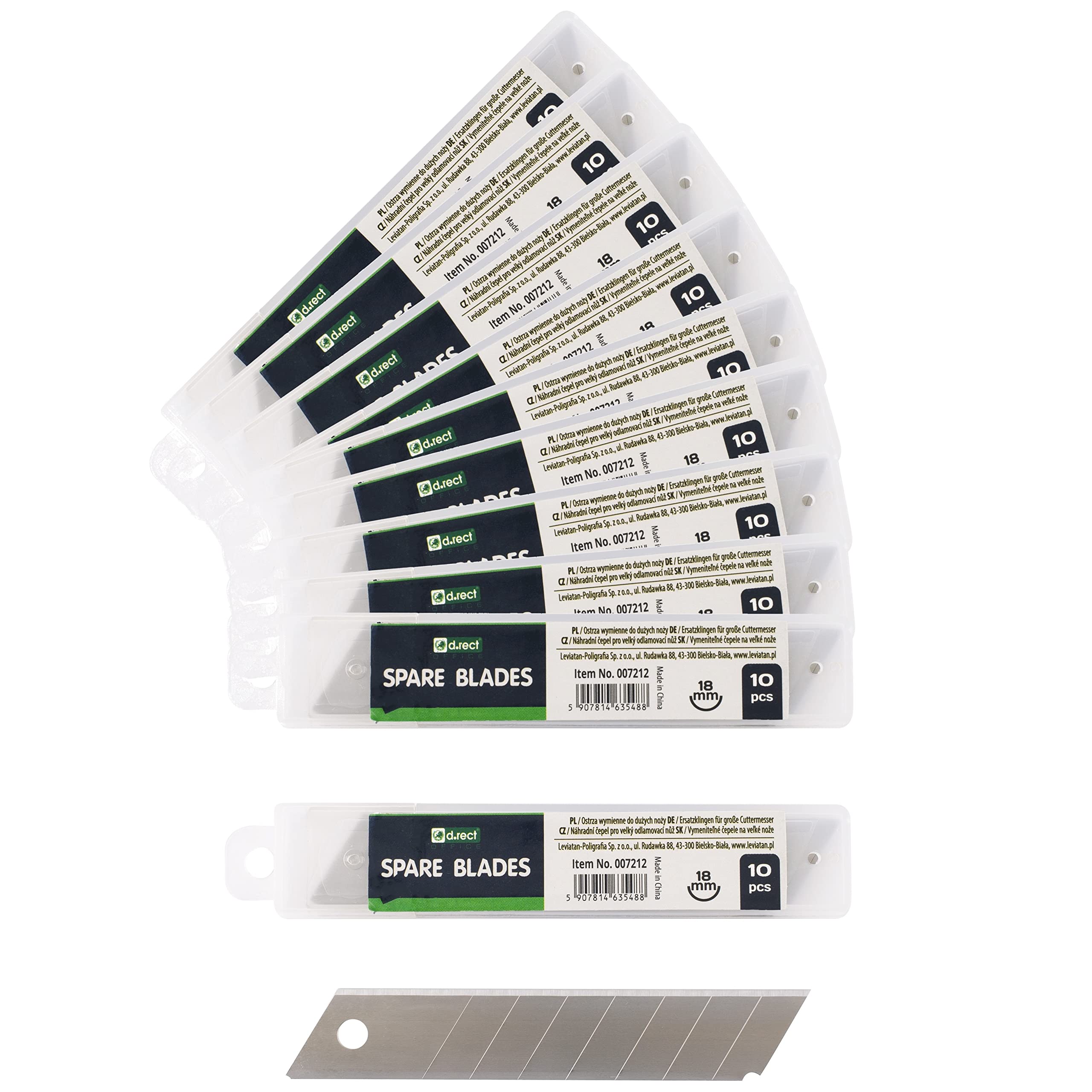 Vhbw 10x Lama Di Ricambio Da 28 Mm, Lame Compatibile Con Cutter Rotante, Taglierino