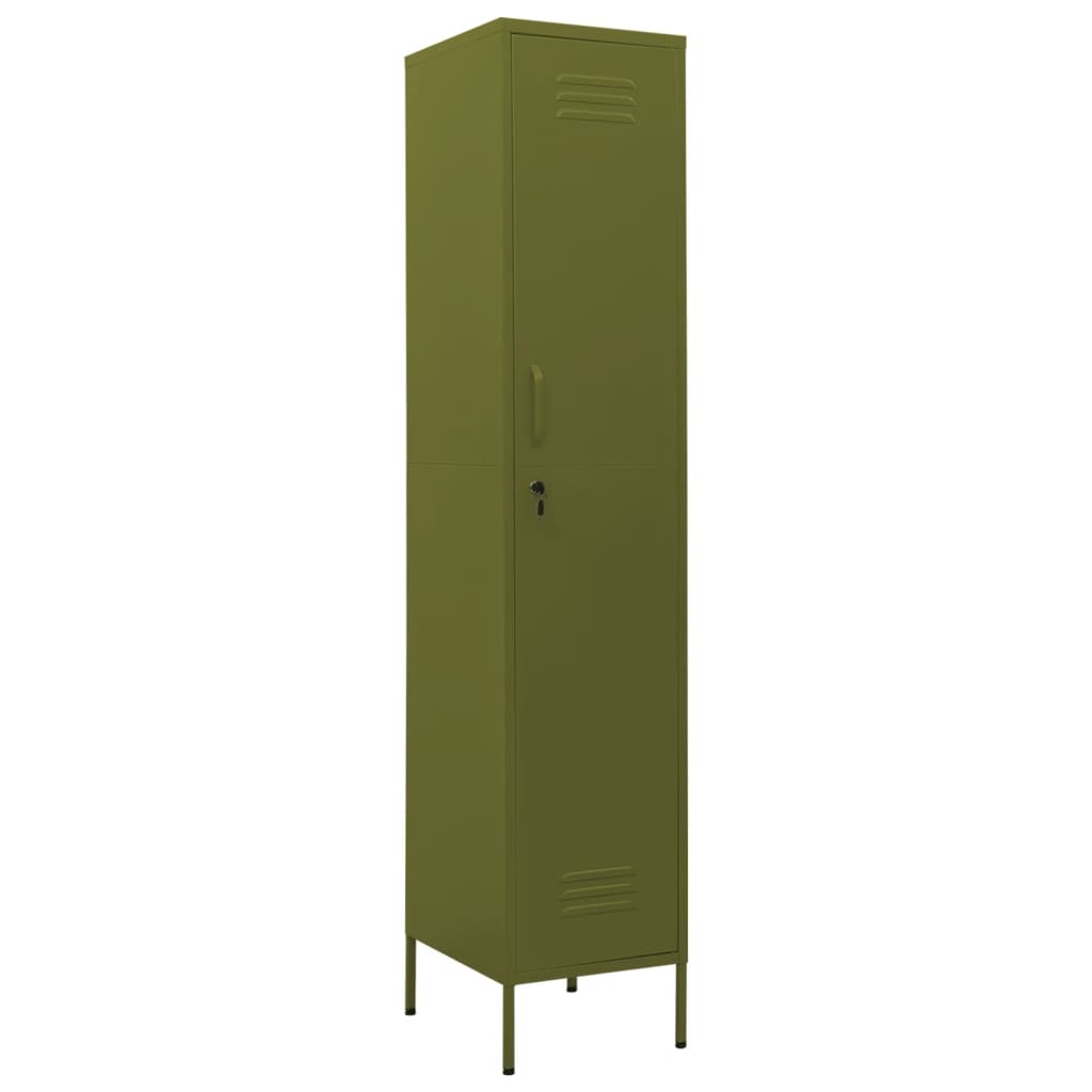 Armoire De Rangement Armoire Casiers Vert Olive X X Cm Acier Cfw Leroy Merlin