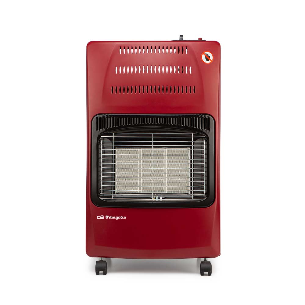 Estufa Cerámica plegable Orbegozo HCE 62, triple sistema de seguridad,asas trasporte, tres niveles potencia, 4200 W - 2