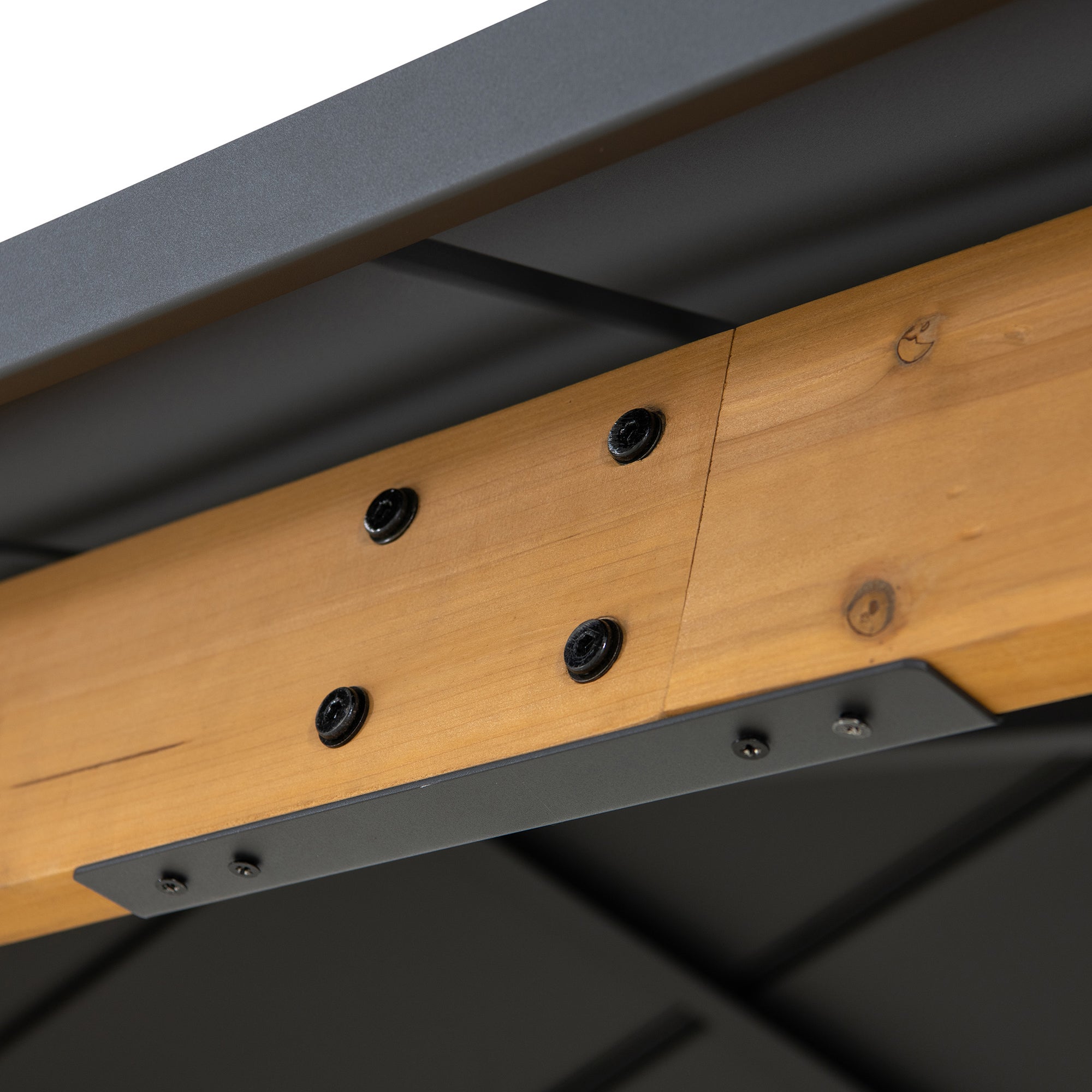 Tonnelle en bois de cèdre RIMO - 390cm x 450cm, anthracite - 9