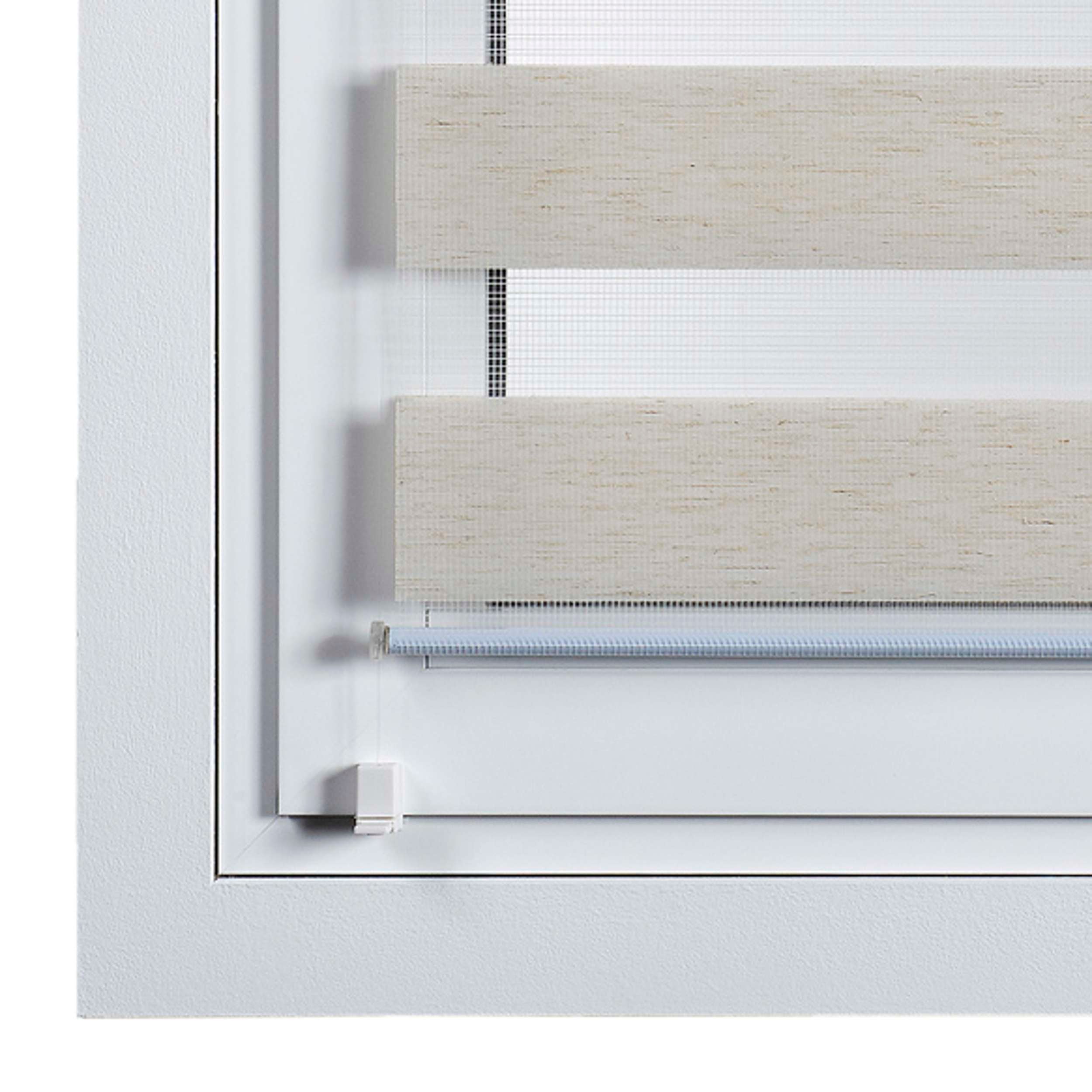 Estor de rolo EasyFix Dia/Noite, estore de instalação sem furos Linho, 150 x 180 cm - 5