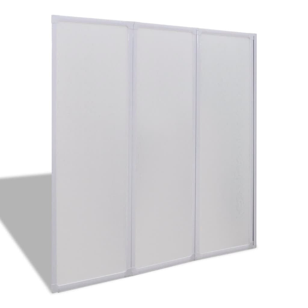 Pare baignoire à 3 volets rétractables 141 x 132 cm - 2