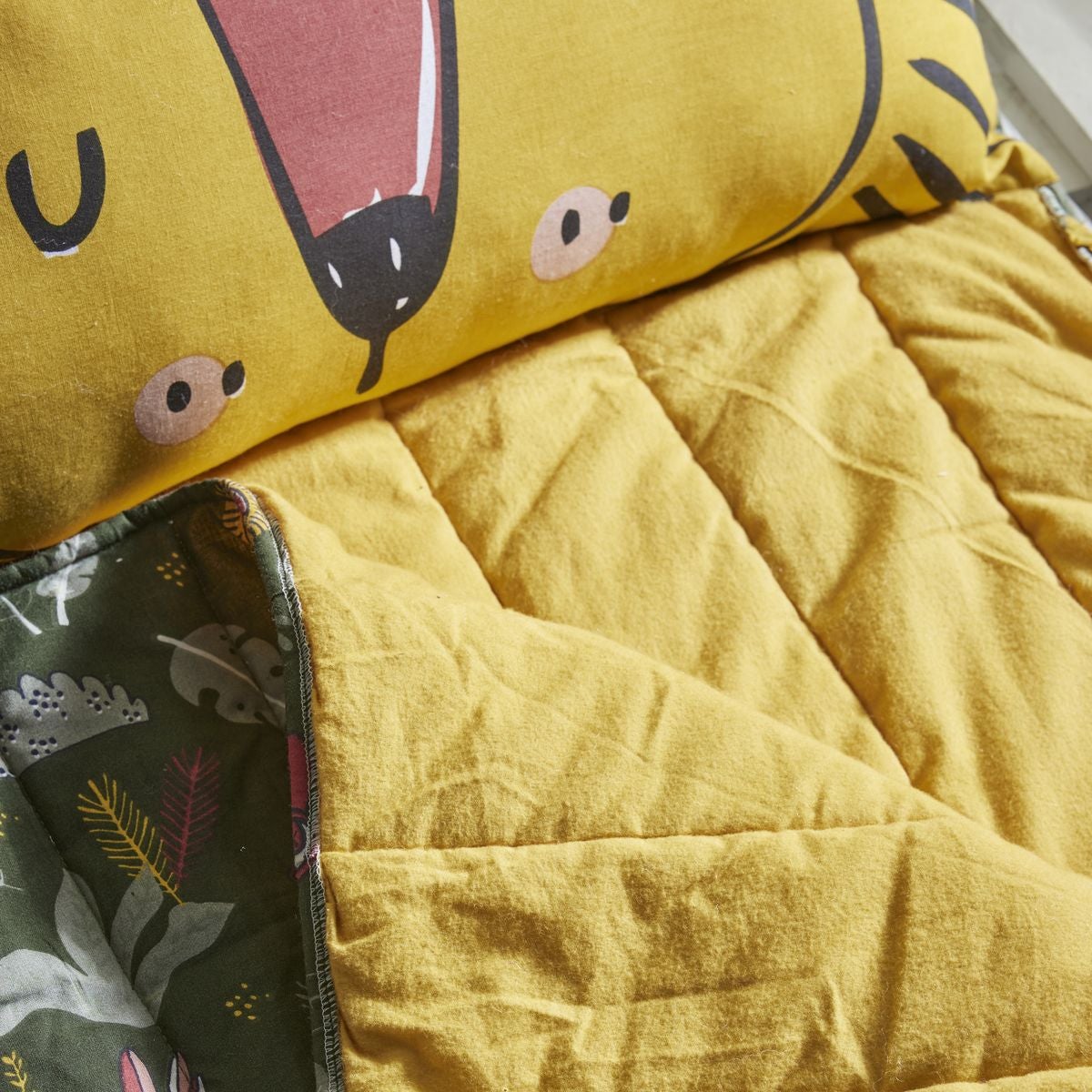 Sac couchage enfant imprimé coton LE ROI DE LA JUNGLE - 3