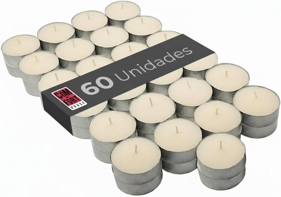 Lot De 60 Bougies Chauffe-Plat Parfumées Fruits Tropicaux - Longue Durée