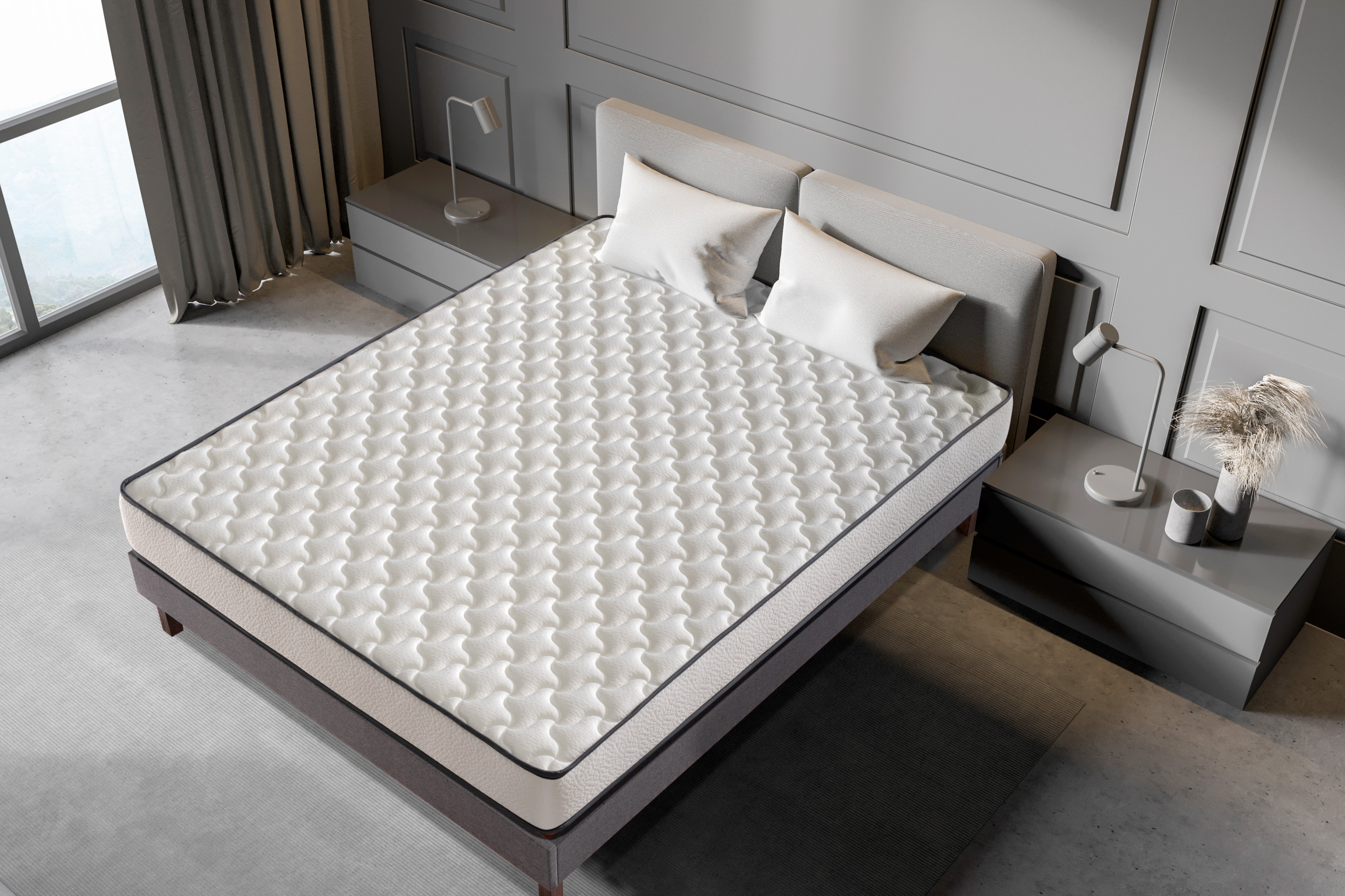 Matelas 90x190 Mousse Et Accueil Mémoire De Forme, Ferme, Haute Gamme, H15 Cm - 2