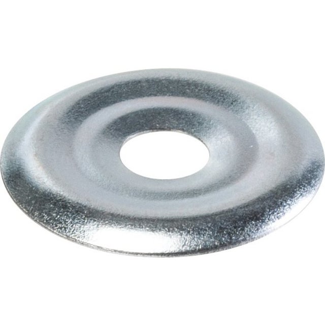 Rosace plate zinguée - 26 mm - Vendu par 100 - Fischer