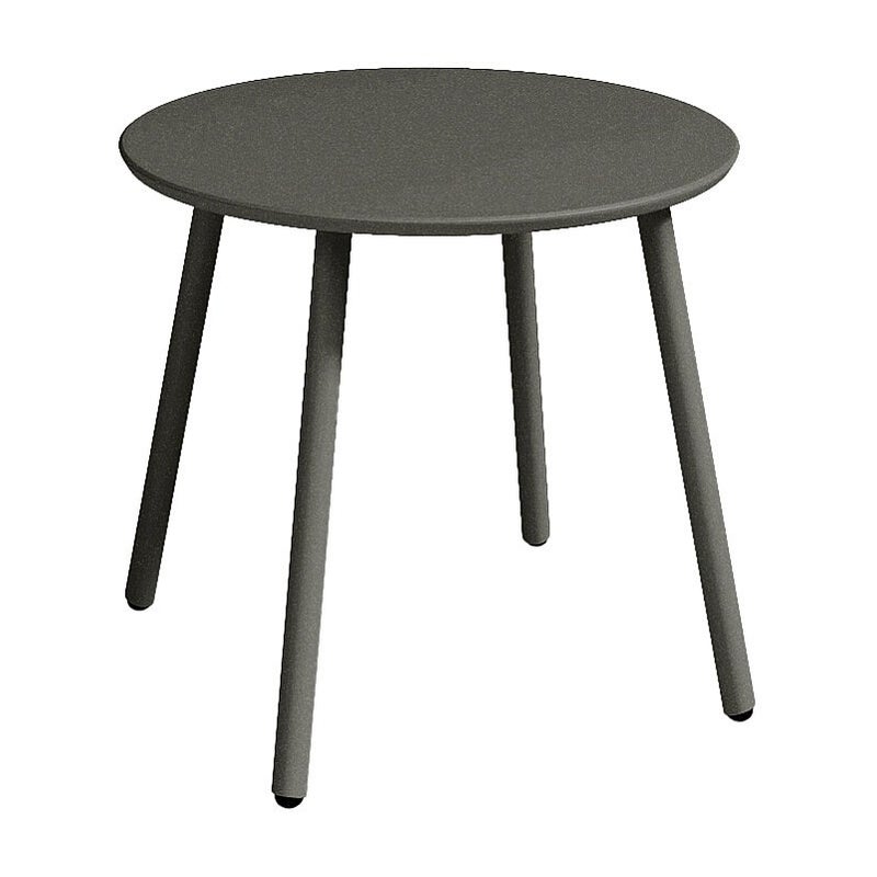 Metalowy stolik ogrodowy - Ciemnoszary - MIRMANDE
