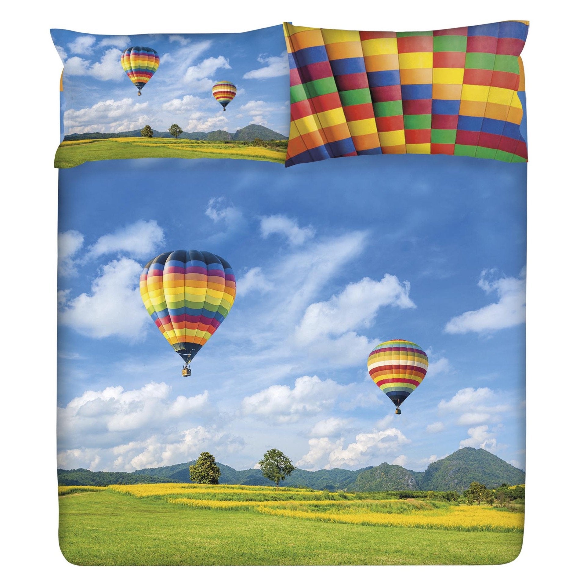 Completo Lenzuola Gabel Planet Globus – Singolo In 100% Cotone, Stampa Fotografica Digitale