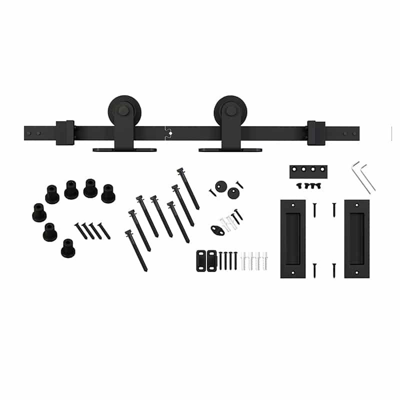 Rail porte coulissante en acier Bario 1 – kit complet 3m - 3