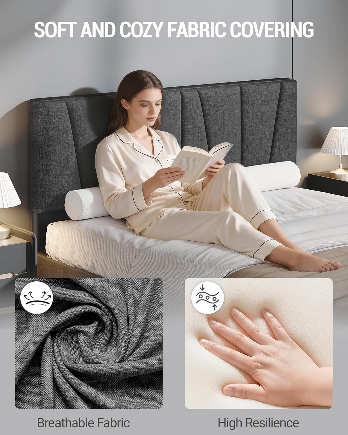 Estrutura de cama 140 x 200 cm, Cama de casal, Estrutura de cama de ...