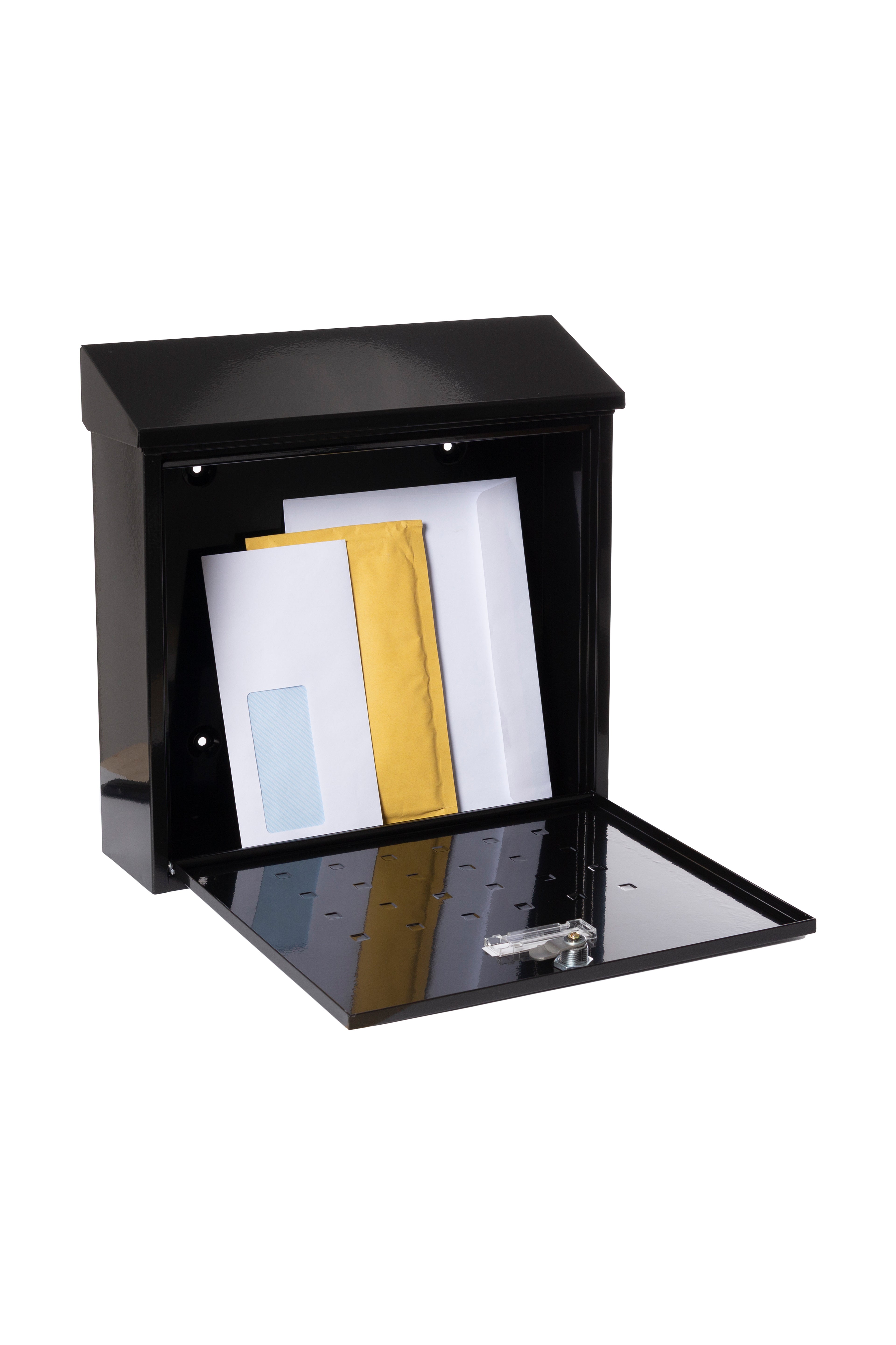 ARREGUI Premium Maxi E5614 Boîte aux Lettres Individuelle en Acier, (enveloppe C4), Grande capacité, Boîte aux Lettres Murale, Anti-pluie, Noir - 3