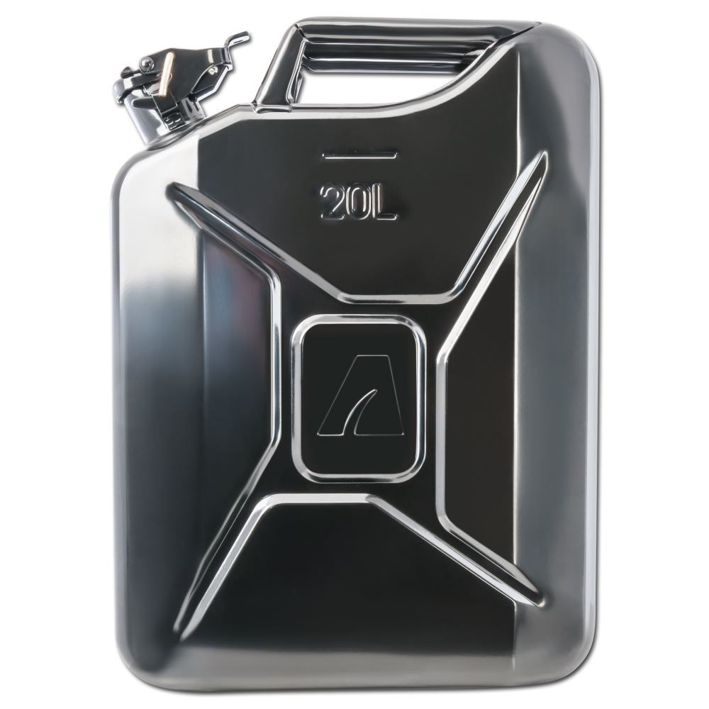 Bidon à carburant métallique, 20 l, noir - 2