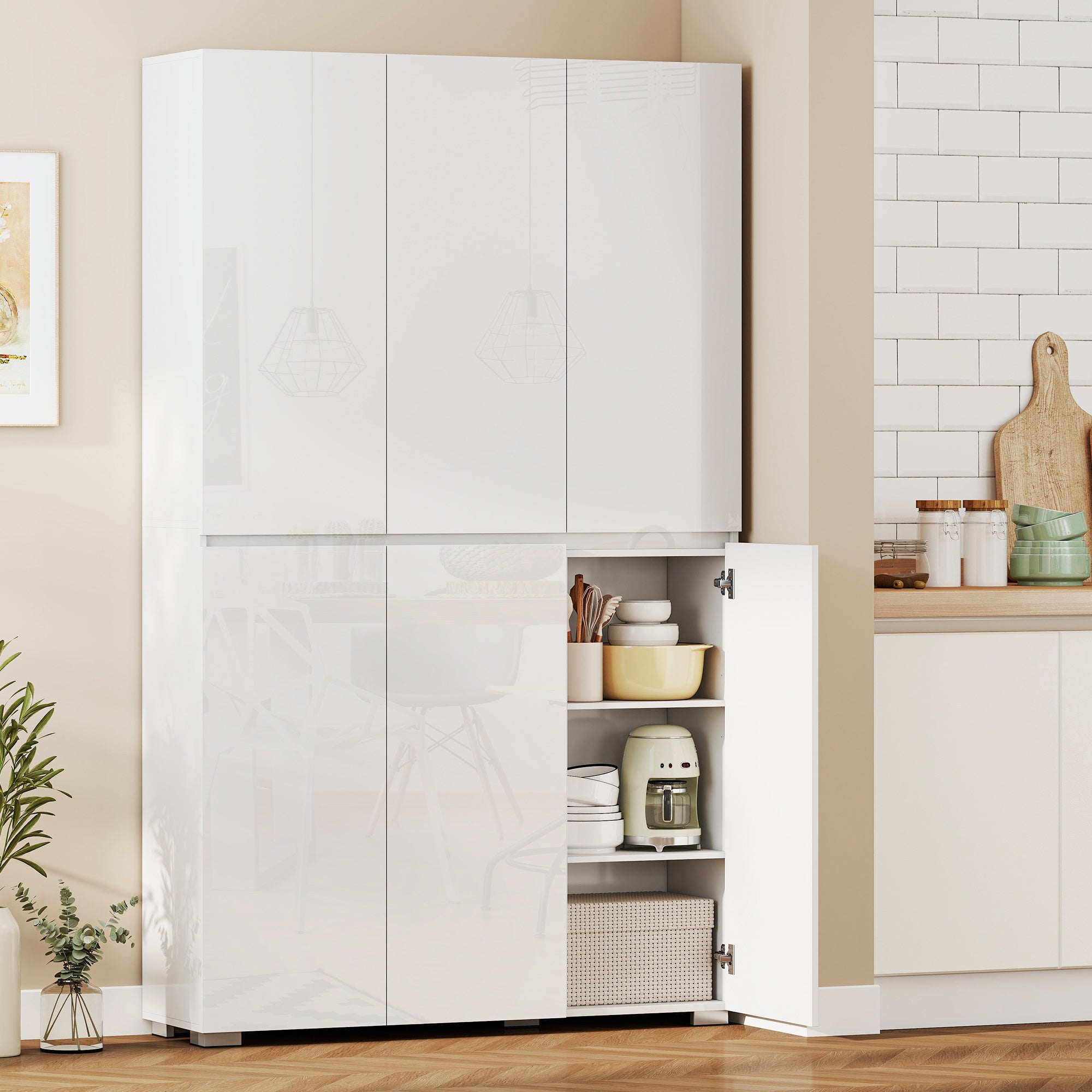 Armoire de cuisine MDF HOMCOM - 2
