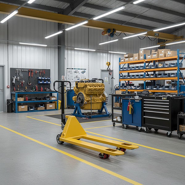 Tire palette manuel couleur jaune - Fourches 1150x540mm idéal palette Europe - Capacité 2500kg - Tous secteurs - AC25CBVJAUNE - 3