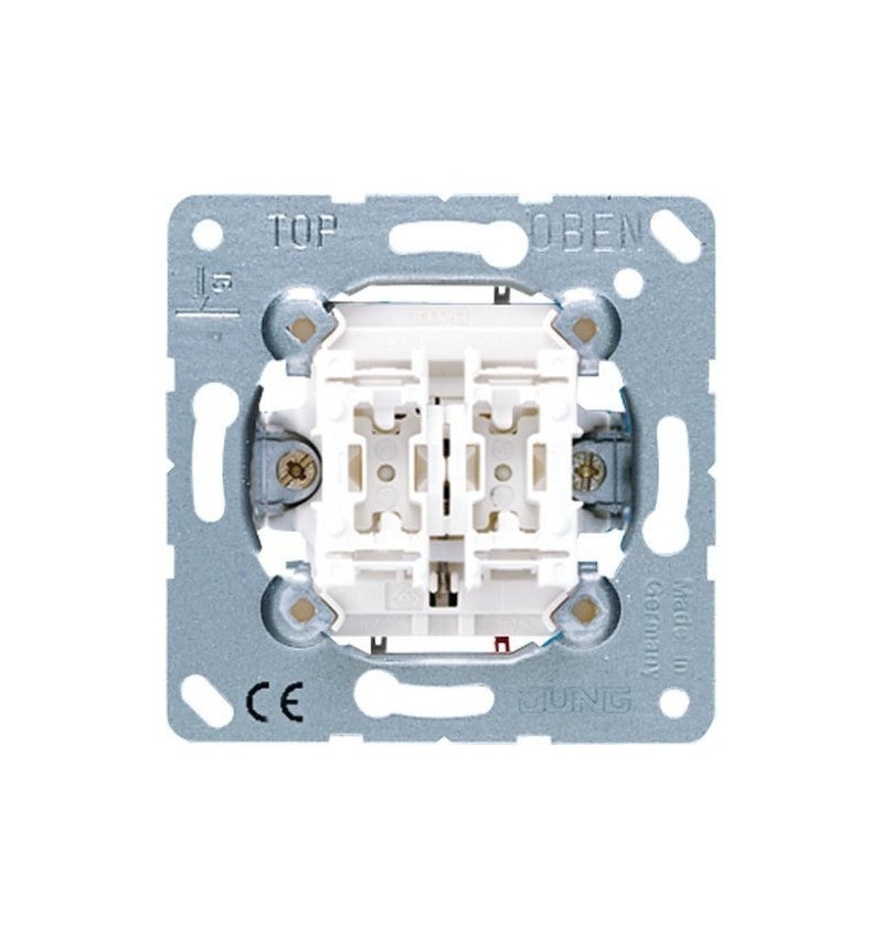 Placa Central 1 Fase Para Interruptor A Llave Sin Protección Contra Desmontaje, Latón Classic | ME 2925 C